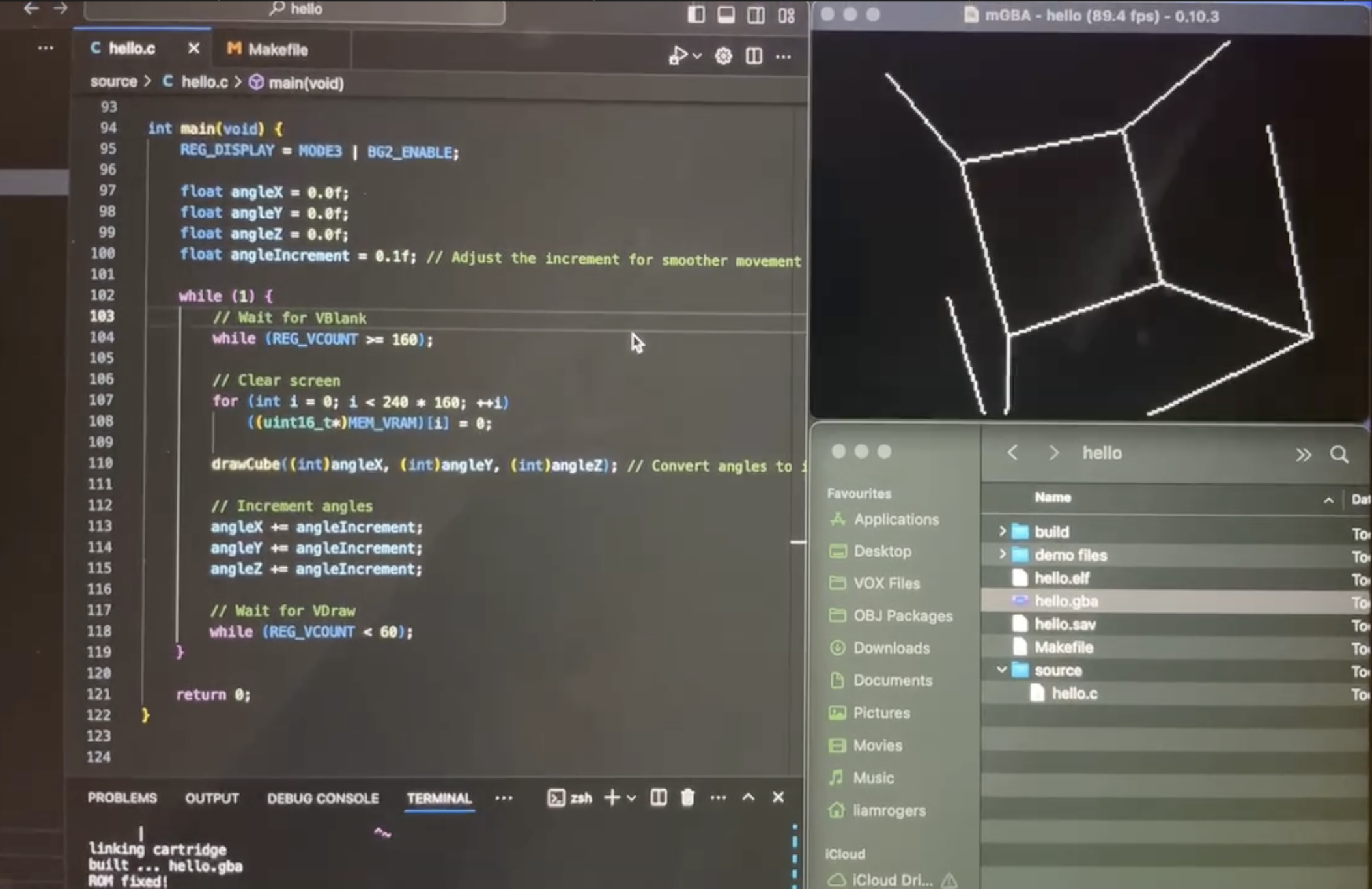 Programming for the Gameboy Advance like it's 2001