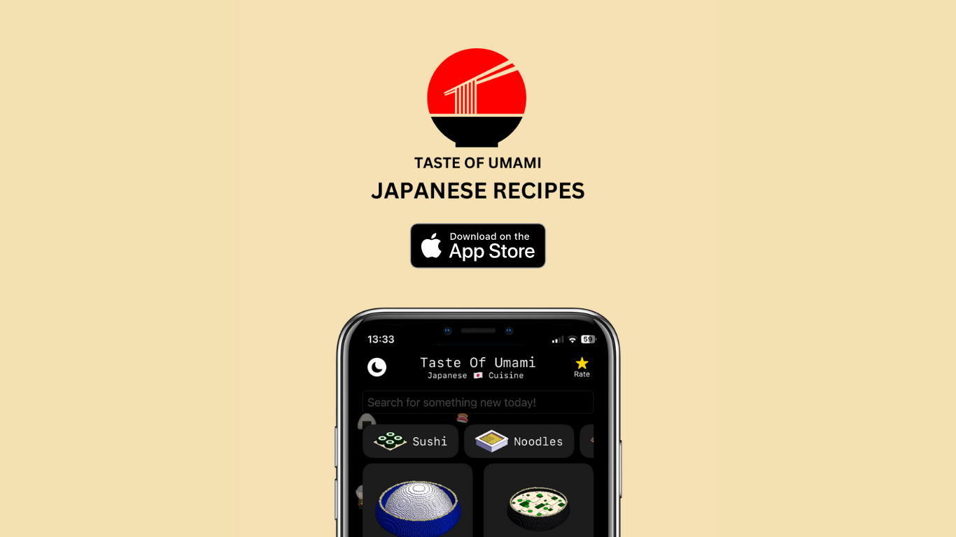 Taste Of Umami | Japanese Recipes (iOS app)
